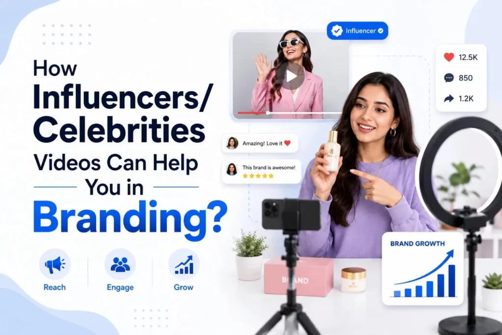 how influencers celebrities videos