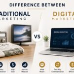 difference between traditional marketing and digital marketing